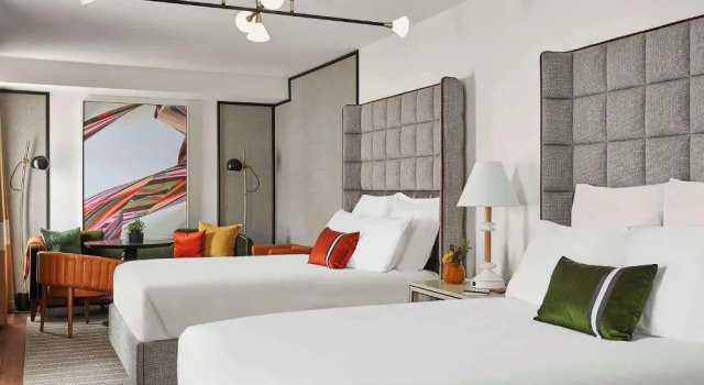 Четырёхместный номер Deluxe 21c Museum Hotel St Louis