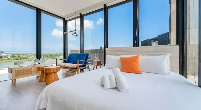 Camera doppia Standard con balcone e con vista mare Ningxia Ocean