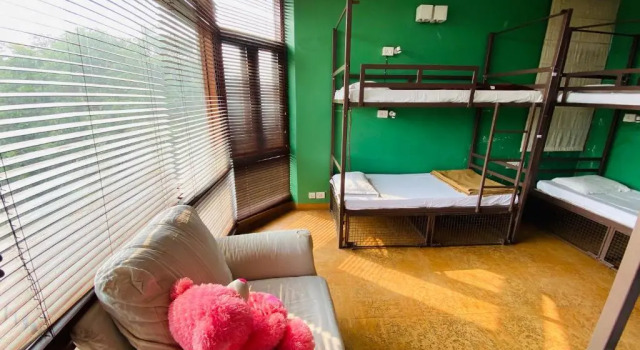 Кровать в общем номере (женский номер) Hide-In Hostel Delhi