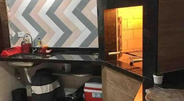 Paz e Mar Beach House - Aréa Gourmet completa