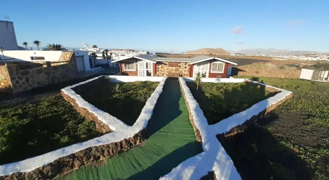 Коттедж с видом на сад Cabañas Volcán Capellania
