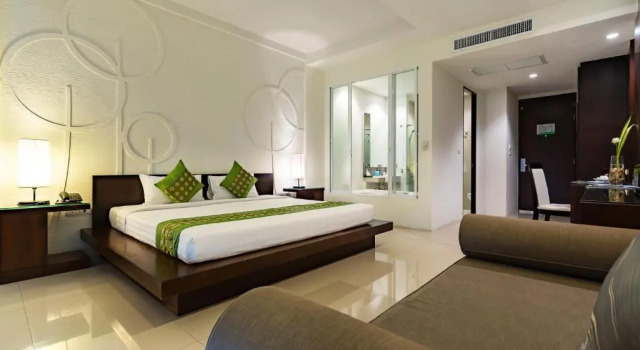 Двухместный номер Deluxe с видом на бассейн The Palmery Resort