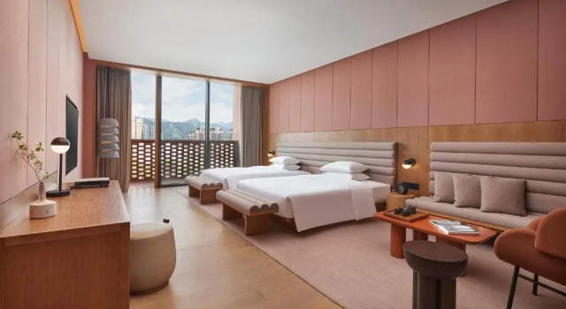 Standardowy dwuosobowy pokój Taoxichuan Hotel