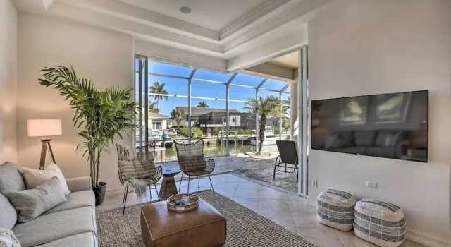Коттедж Luxury Island Oasis w/ Pool & Dock, 1 Mi to Beach