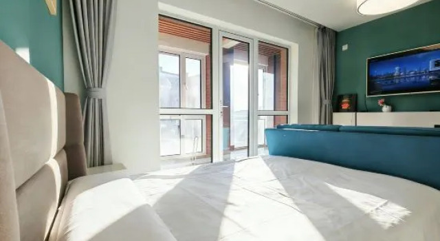Двухместный люкс c 1 комнатой с балконом и с видом на горы Xiadonglai Apartment (Cuiyun Mountain Galaxy Ski Resort)