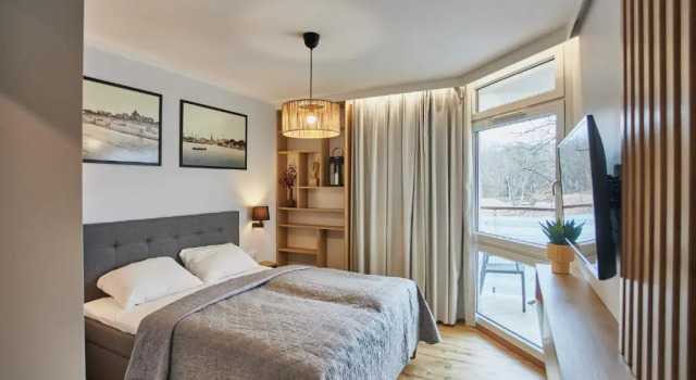 Apartament TRZY POMOSTY Villa Mistral z opcją PARKINGU, Забронировать Апартаменты/квартира Апартаменты Свиноуйсьце, рядом с Sea Fishing Museum, Апартаменты/квартира