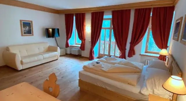 Двухместный номер Deluxe с балконом Rifugio Ospitale