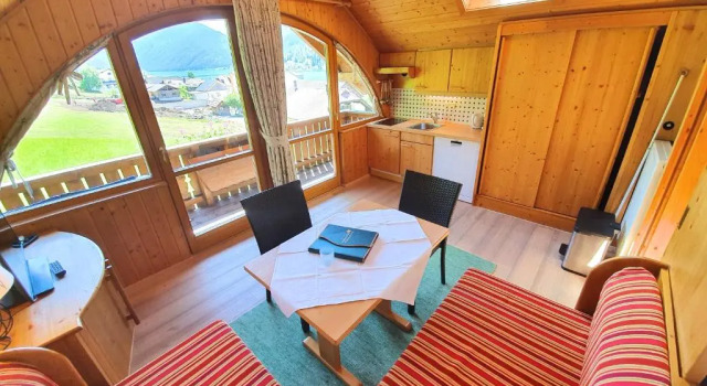 Апартаменты c 1 комнатой с видом на озеро Ferienhof Obergasser und Bergblick