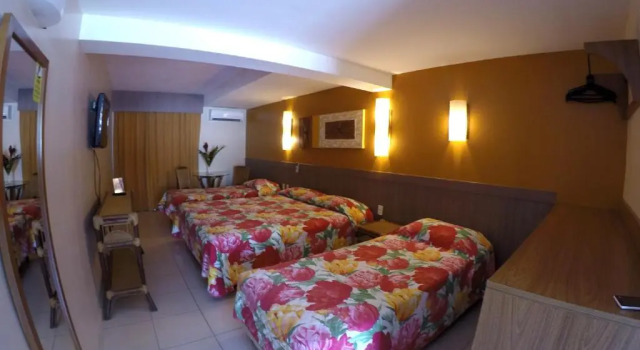Четырёхместный номер Standard с видом на море Lumar Hotel PontaNegra
