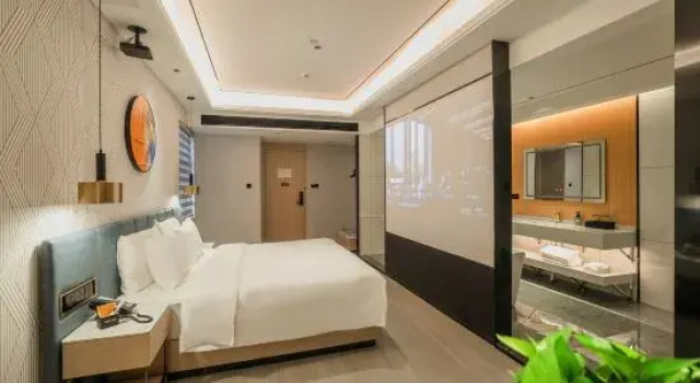 Двухместный люкс FUNMEE Hotel (Huarong People's Square County Government, Yueyang)
