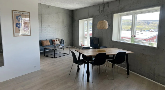 New 2 Br Apt | Ocean View, Buchen Sie Ferienwohnung Hoyvík Färöer-Inseln