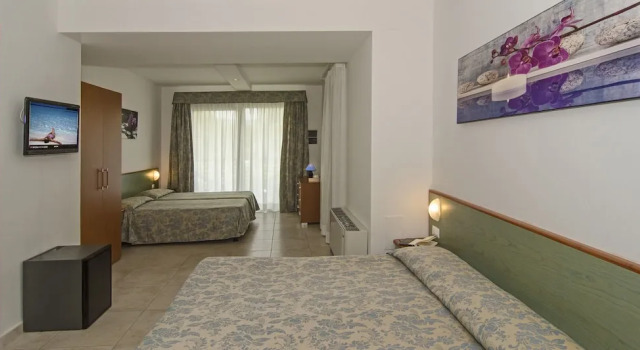 Четырёхместный номер Standard с балконом Hotel Paris
