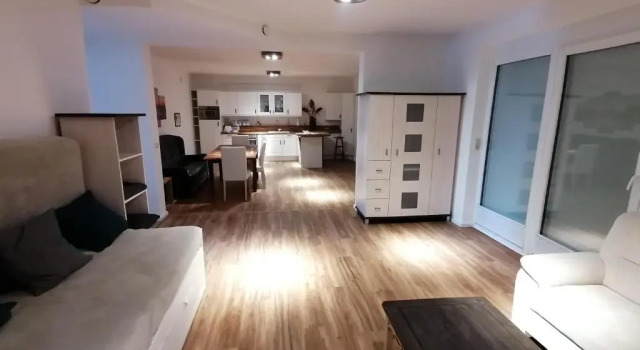 Апартаменты 85 qm Wohnung Pauluste mit Terasse und Garten