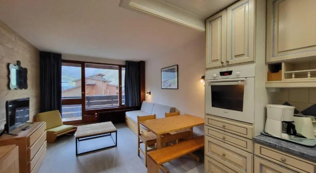 Appartement Tignes, 1 pièce, 4 personnes - FR-1-449-117, Забронировать Апартаменты/квартира Апартаменты Валь Кларе, рядом с Гольф-клуб на озере Тинь, Апартаменты/квартира