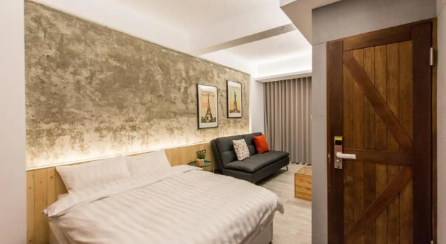 Двухместный номер Standard Yiyue Guanhe Homestay 倚月觀荷民宿
