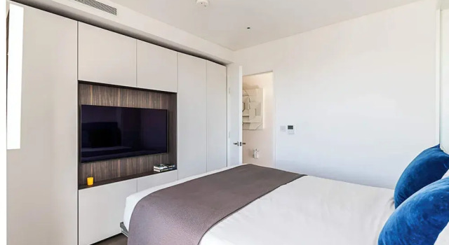 Luxurious 3-bed Sky-high Battersea Gem, Забронировать Апартаменты/квартира Апартаменты Лондона, рядом с Design Centre, Chelsea Harbour, Апартаменты/квартира