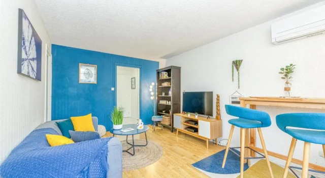 Charming T2, wifi, air conditioning, balcony, Rezervasyon Daire Grenoble Grenoble Area