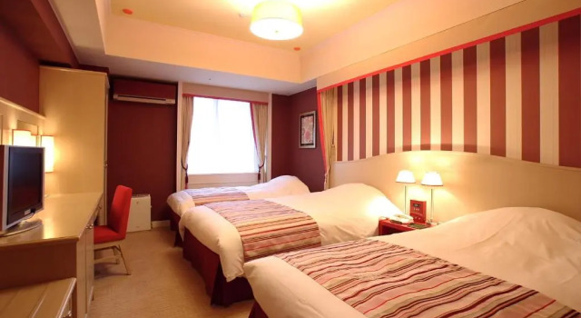Трёхместный номер Hotel Monterey Kyoto