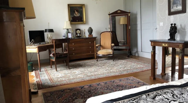 Двухместный номер Deluxe c 1 комнатой с видом на парк Le Prieure d'Orchaise