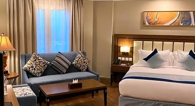 Номер Deluxe شقق أمواج للشقق المخدومه