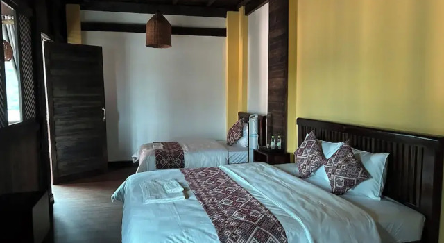 Семейный номер Standard с видом на реку HaGiang Go Ecolodge