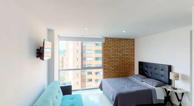 Dog-friendly studio apartment with incredible views 2008, Prenota Appartamento El Poblado 