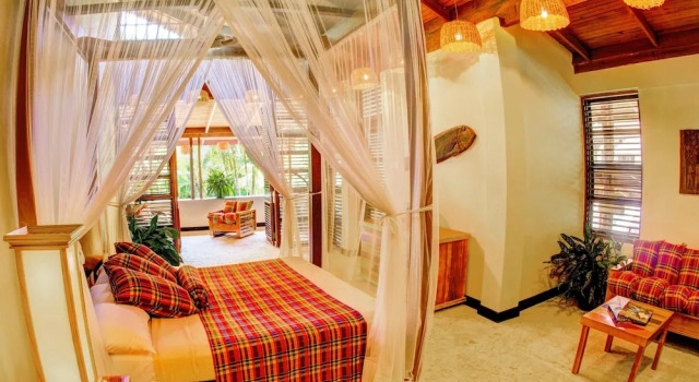 Camera Deluxe con balcone e vista litorale Anse Chastanet Resort