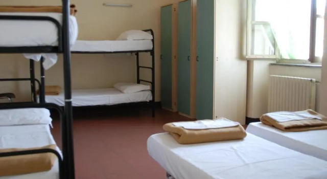 Кровать в общем номере (мужской номер) Il Chiostro Hostel and Hotel