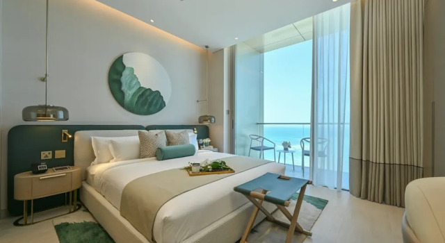 Двухместный люкс с видом на море Отель Onyx Rotana