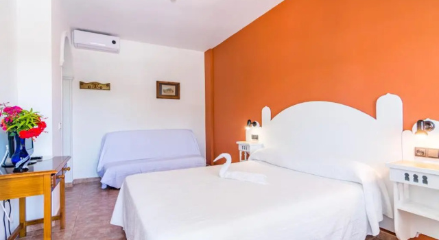 Двухместный номер Standard с видом на бассейн Hostal Alhambra