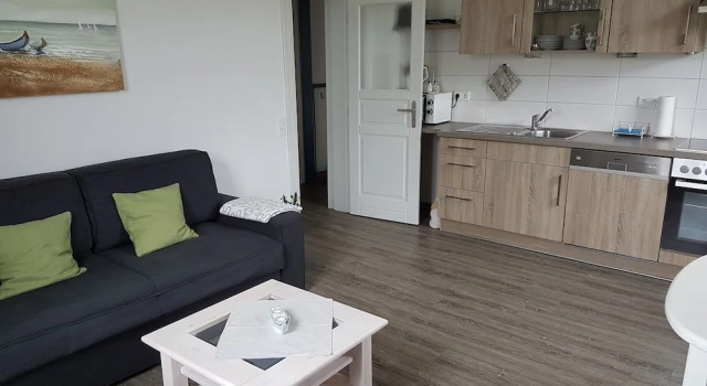Апартаменты Classic c 1 комнатой с видом на сад Ferienhaus Hemenswarft direkt an der Nordsee mit Meerblick