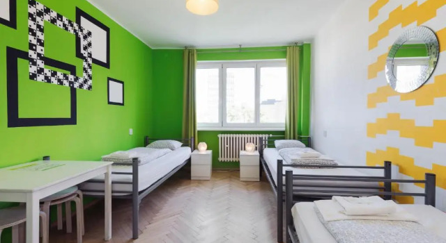 Трёхместный номер Patio Hostel
