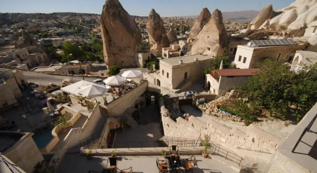 Люкс с видом на сад Vezir Cave Suites