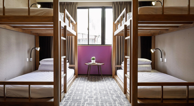 Кровать в общем номере Orange Hotel - Wenhua, Chiayi