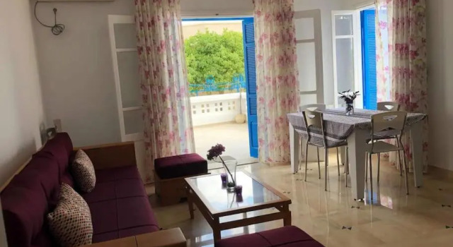 Hammamet northern border (Nabeul), 200m from sea and downtown, Rezervasyon Daire Nabeul Nabeul Governorate
