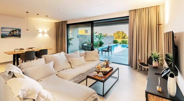 Двухместная вилла с видом на море Aethrion Villas & Suites