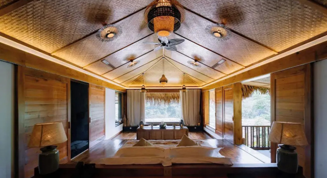 Бунгало с балконом An Chang Retreat & Spa
