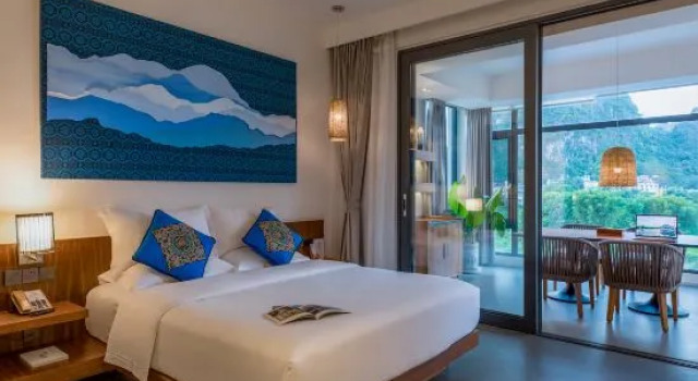 Семейный люкс Ji Yun Resort (Yangshuo Ten-mile Gallery Yulong River)