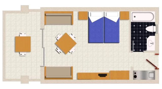 Студия с видом на море Nautilus Bay Hotel