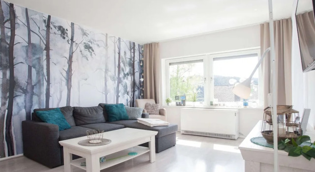 Апартаменты Wohnung in der Nahe des Hillebachsees