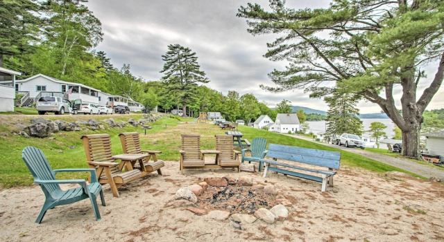 Hütte Newfound Lake Studio: Bbq, Fire Pit & Beach Access
