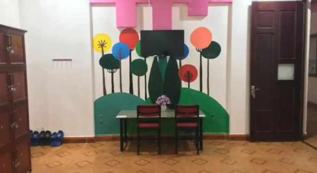 Кровать в общем номере Homestay 117 Bà Triệu - Đồng Hới