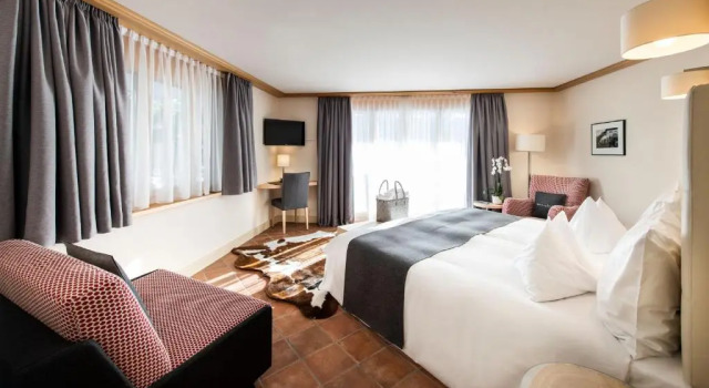 Номер Superior GOLFHOTEL Les Hauts de Gstaad & SPA