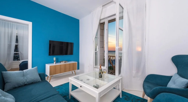 Aquamarine The Sea View Apartment, Забронировать Апартаменты/квартира Задар Задарская жупания, рядом с Пляж Голден Вейв