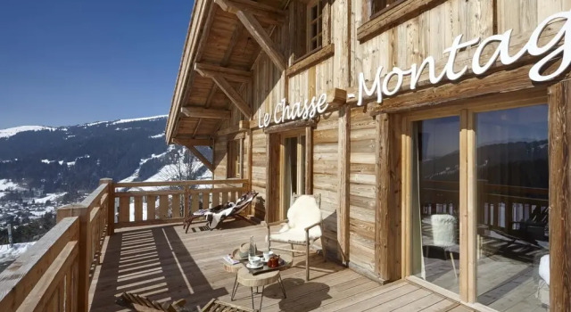 Номер Deluxe Le Lodge Chasse Montagne