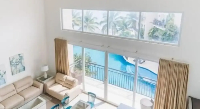 Семейные апартаменты с 3 комнатами с частичным видом на океан Playa Escondida Beach Club