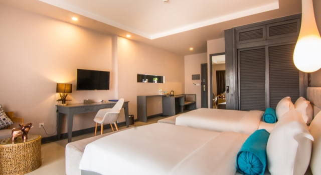 Номер Standard с видом на город Damrei Angkor Hotel