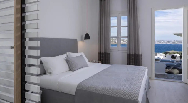 Двухместный номер Superior с видом на море Mykonos Princess Hotel