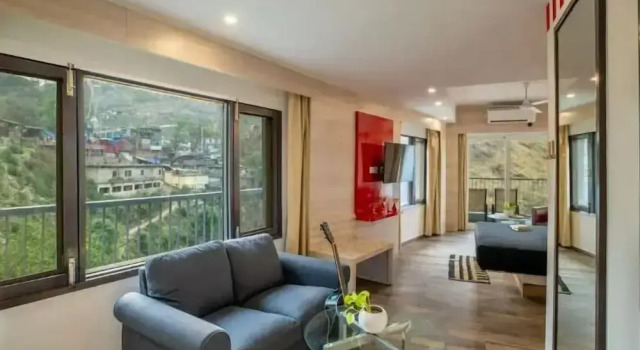 Двухместный номер Luxury с красивым видом из окна The Hosteller Bam Rishikesh - Poshtel