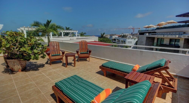Апартаменты Standard Пентхаус с балконом и с видом на город Palmar del Sol